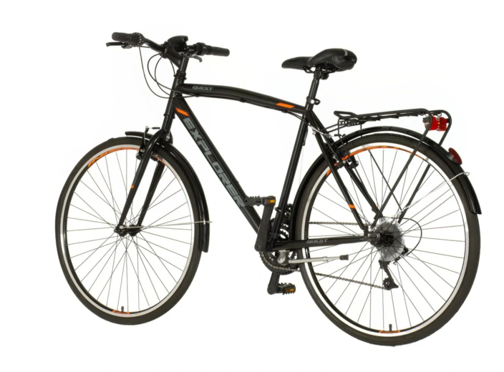 Bicykel Explorer Quest 28" Čierna Oranžová
