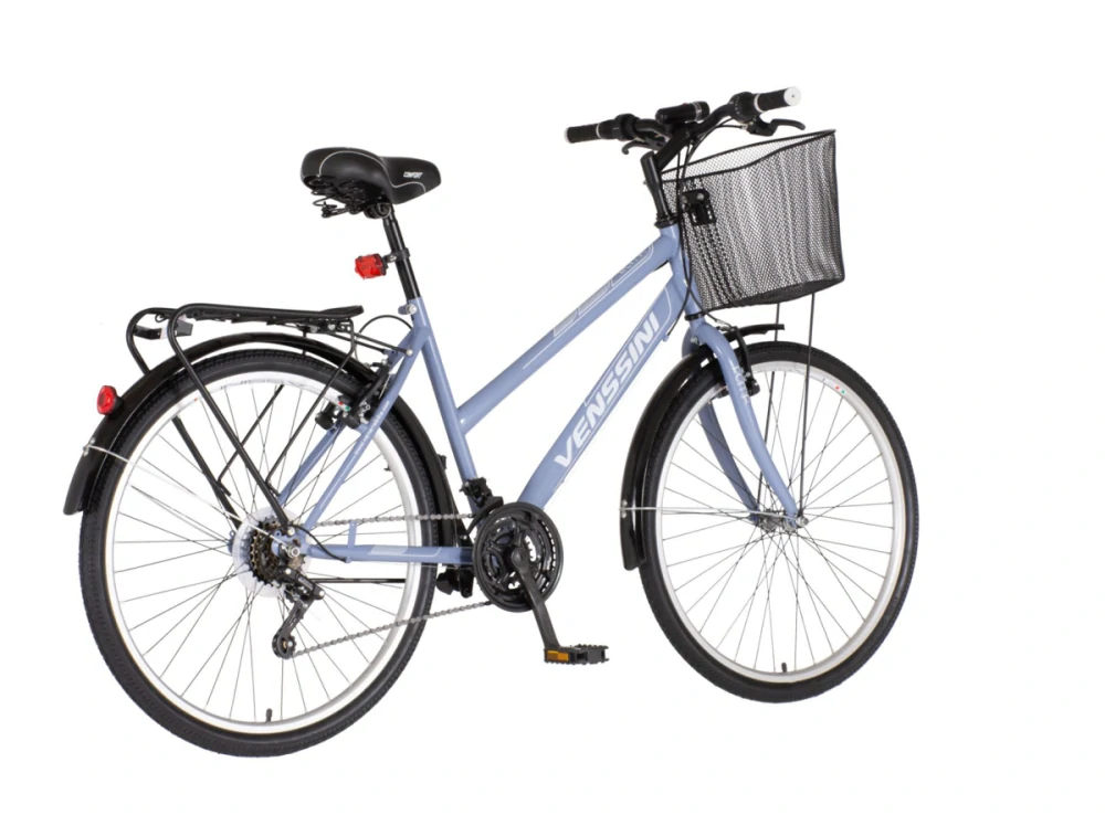 Bicykel Venssini Roma 26" Sivá Biela 