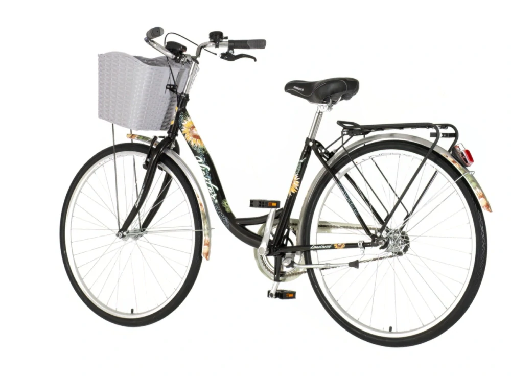 Bicykel Visitor Lowland 26x1.3/8" Čierna Tvamo Modrá