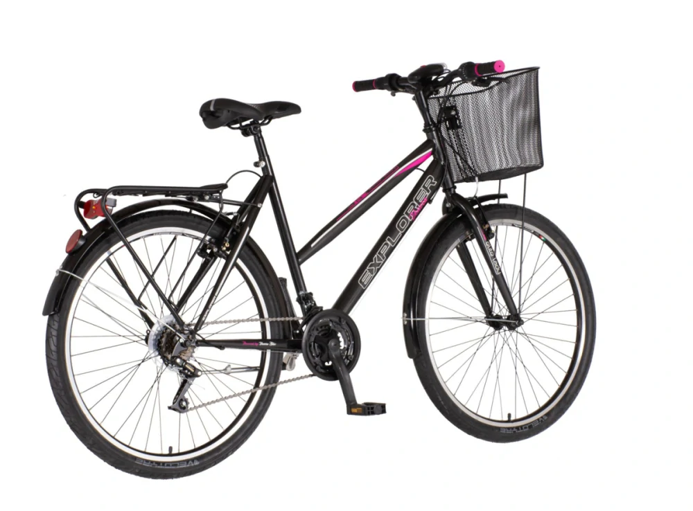 Bicykel Explorer Elite Lady 26" Sivá Ružová 