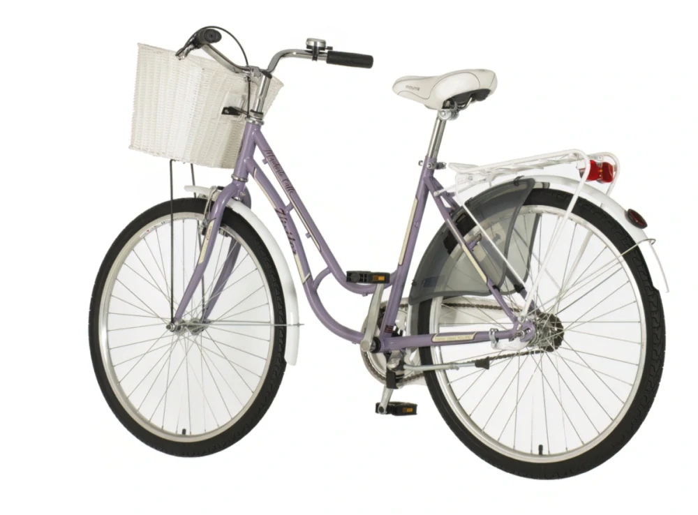 Bicykel Visitor Fashion Machiato 26x1.3/8" Fialová Biela