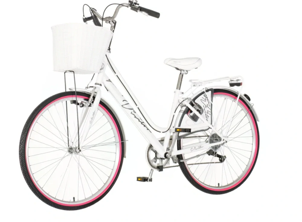 Bicykel Visitor Fashion Paris 28" Biela Sivá