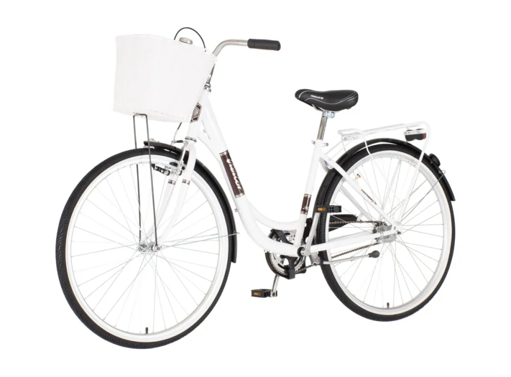 Bicykel Visitor Fashion Latte 28" Biela Čierna