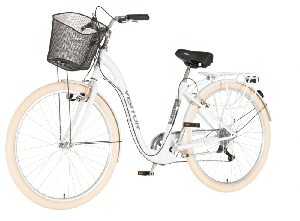 Bicykel Visitor Elite 28" Biela Sivá