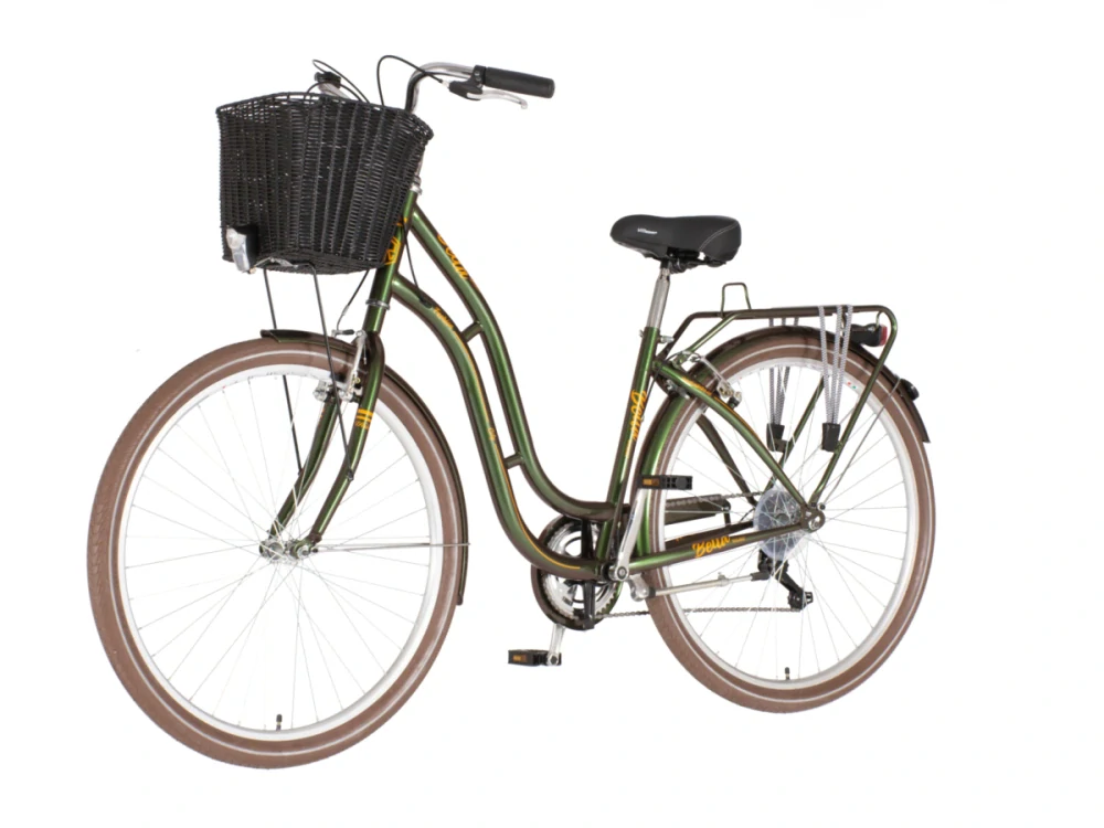 Bicykel Visitor Bella 28" Zelená Zlatá