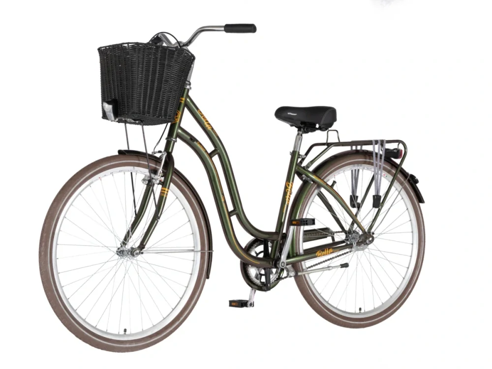 Bicykel Visitor Bella 28" Zelená Zlatá