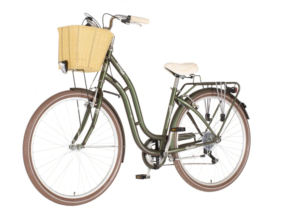 Bicykel Visitor Bella 28" Zelená Strieborná