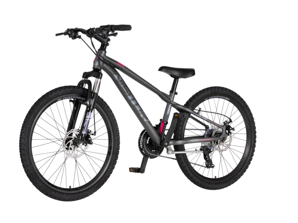 Bicykel Visitor Cascade 24" Tmavo Sivá Sivá Ružová UNI