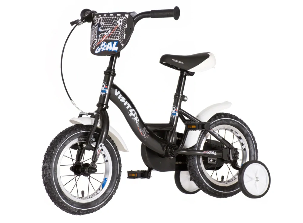 Bicykel Visitor Goal 12" Čierny KIDS