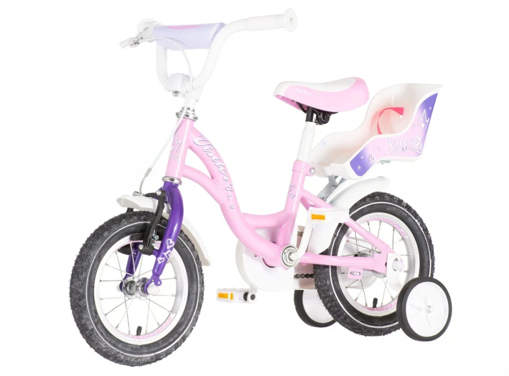 Bicykel Visitor Princess 12" Ružová Biela