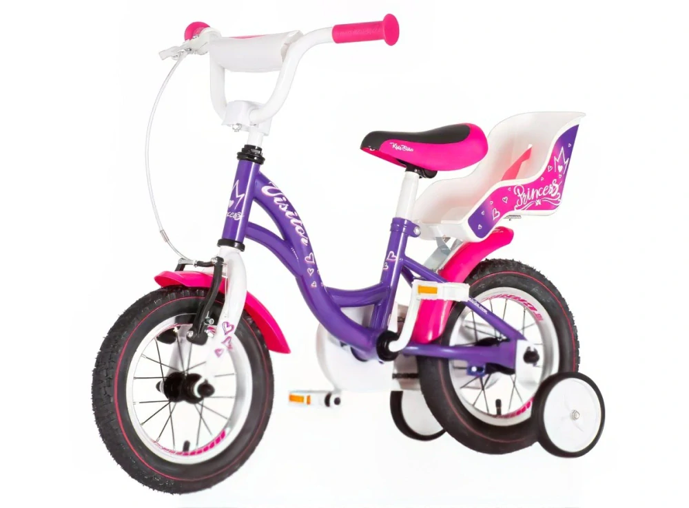 Bicykel Visitor Princess 12" Fialová Biela 