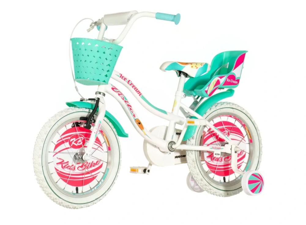 Bicykel Visitor Ice Cream 16" Biela Tyrkys
