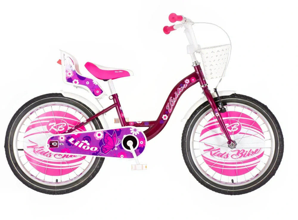Bicykel Visitor LILOO 20" Tmavá Fialová  Ružová