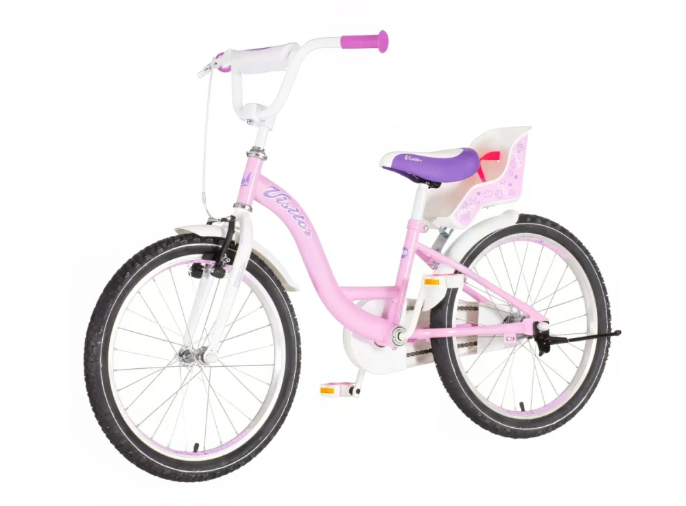 Bicykel Visitor Lovely Little Princess 20" Ružová Biela Fialová KIDS