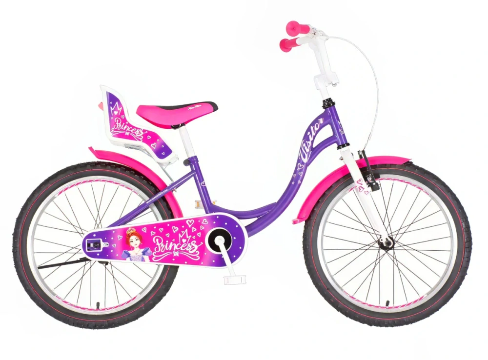 Bicykel Visitor Princess 20" Fialová Biela Ružová