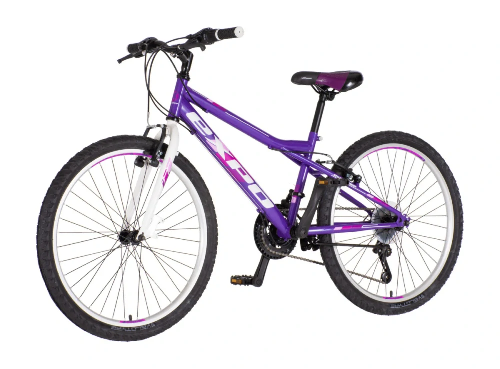Bicykel Explorer Spark 24" Fialová Biela KIDS