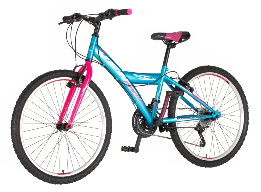 Bicykel Venssini Parma 24" Modrá Ružová