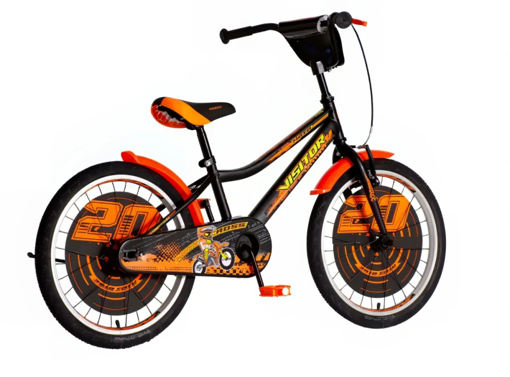 Bicykel Visitor Moto cross 20" Čierno Oranžový