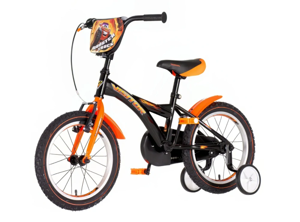 Bicykel Visitor Truck monster 16" Čierno Oranžová KIDS