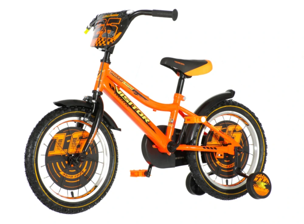 Bicykel Visitor Moto cross 16" oranžovo čierna