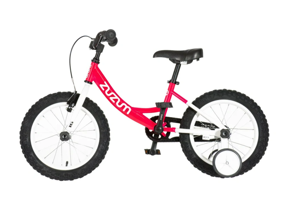 Bicykel ZUZUM-1 16" Neonová Ružová Biela