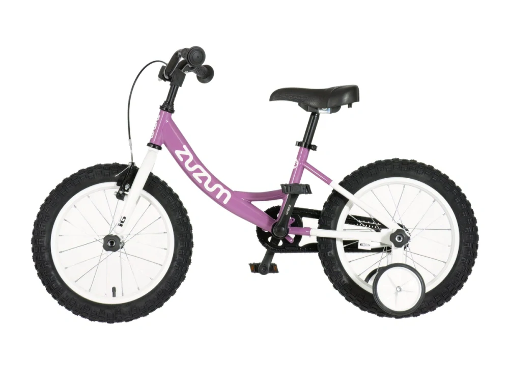 Bicykel ZUZUM-1 16" Fialová Biela KIDS