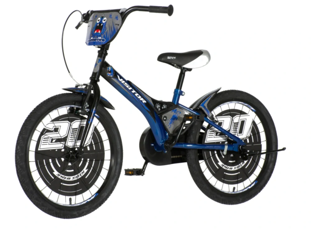 Bicykel Visitor Bluestar 20" Čierno Modrý KIDS