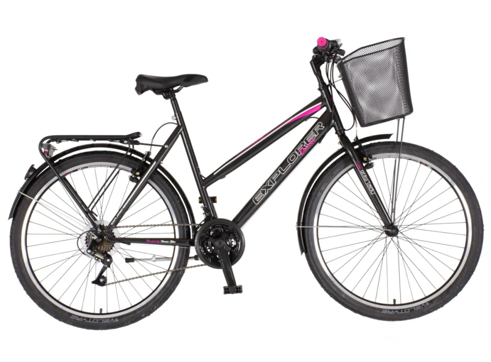 Bicykel Explorer Elite Lady 26" Sivá Ružová 
