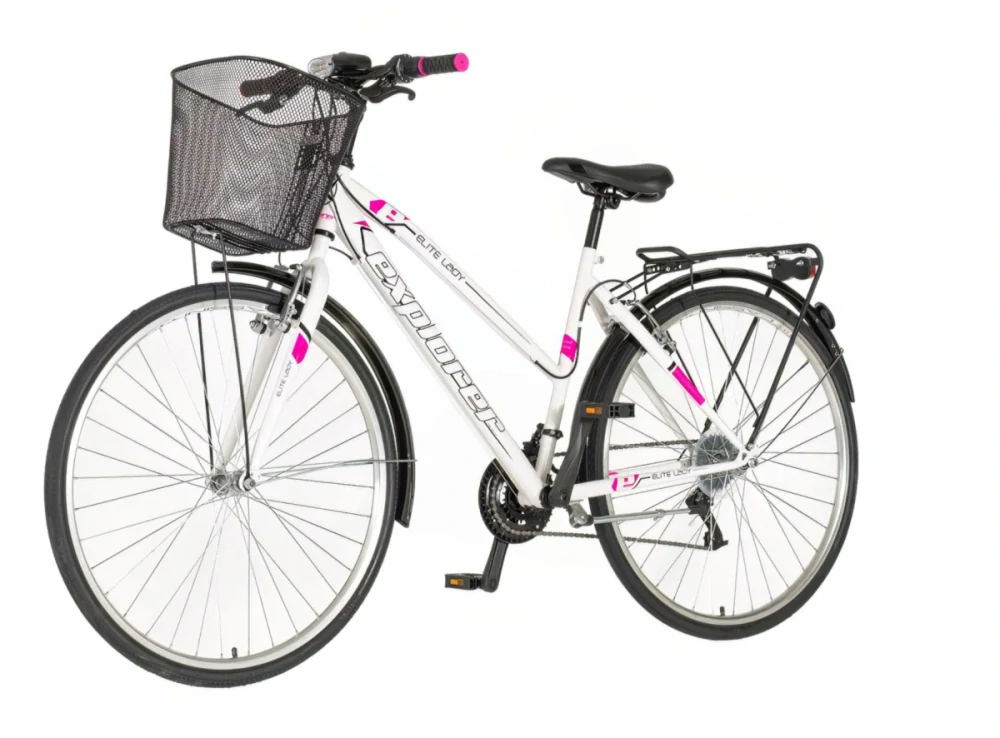 Bicykel Explorer Elite Lady 28" Biela Ružová