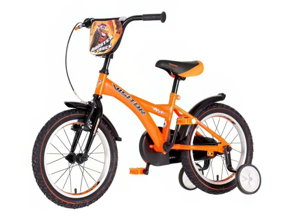 Bicykel Visitor Truck monster 16" Oranžovo Čierna KIDS