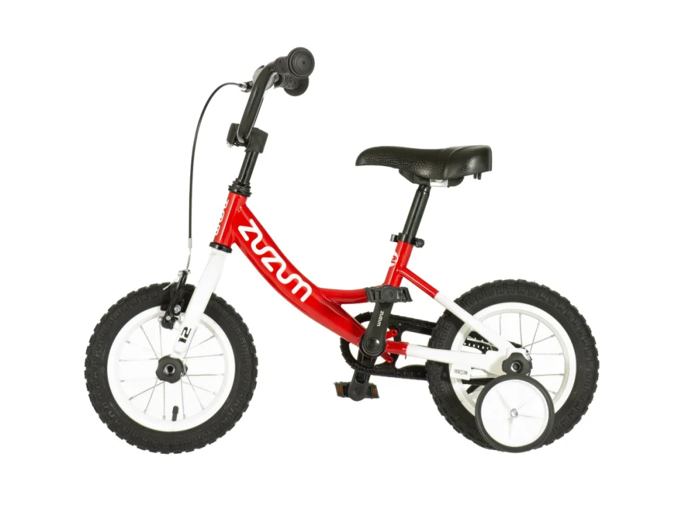 Bicykel 12 ZUZUM 12" Červeno Biela Girl