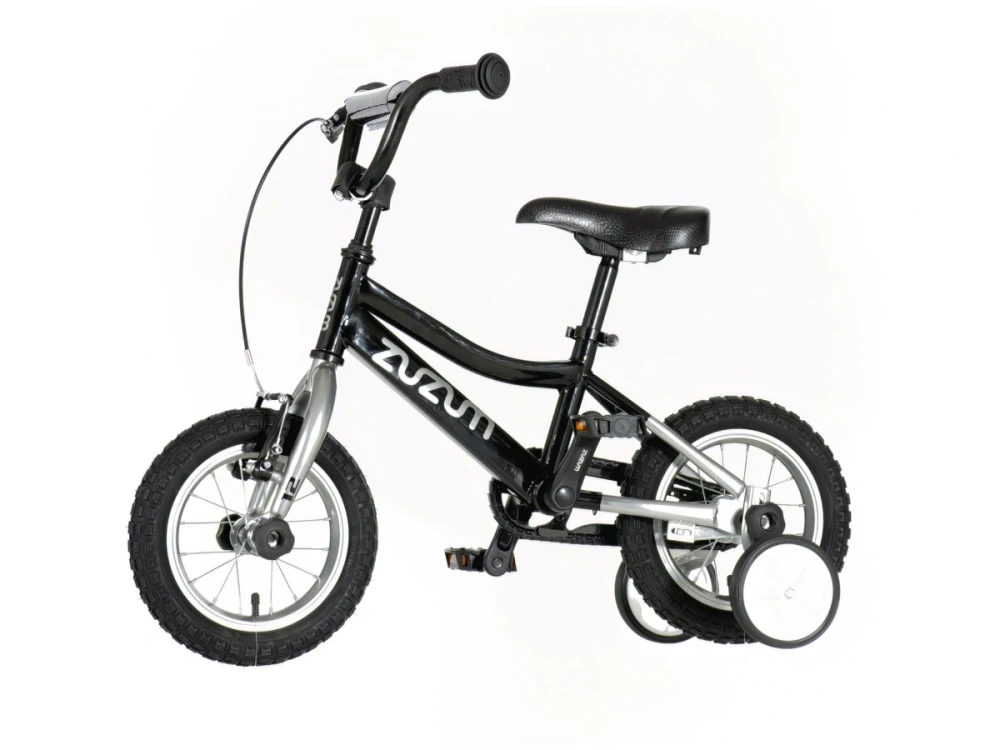 Bicykel 12 ZUZUM 12" Čierny Chróm Girl