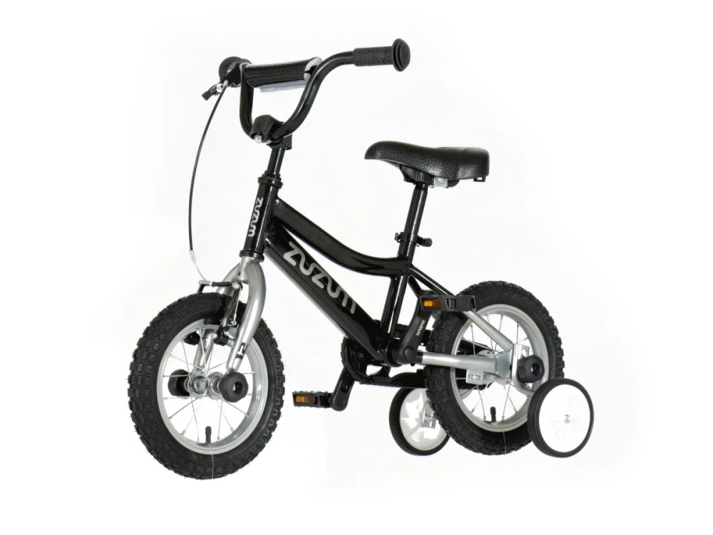Bicykel 12 ZUZUM 12" Čierny Chróm Girl